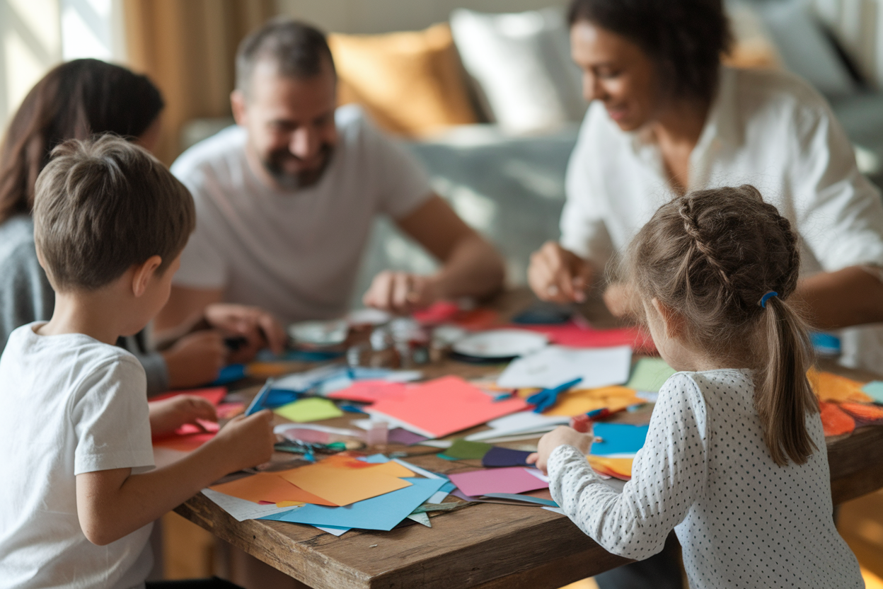 Comment impliquer les enfants dans des projets de bricolage en famille ?